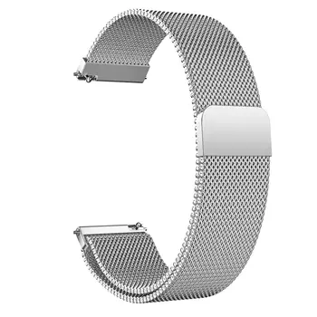 Microsonic Huawei Watch 3 Pro Milanese Loop Kordon Gümüş