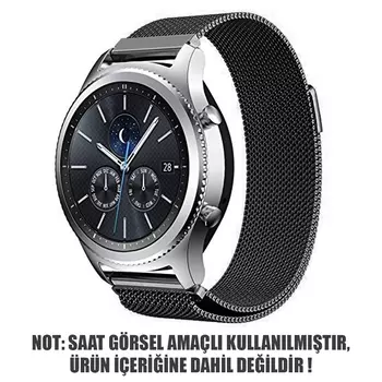 Microsonic Huawei Watch 4 Milanese Loop Kordon Siyah