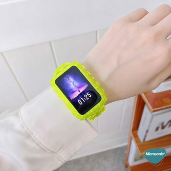 Microsonic Huawei Watch Fit Kordon Transparent Clear Band Şeffaf