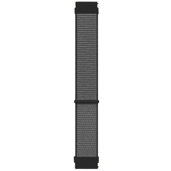 Microsonic Huawei Watch GT2 42mm Hasırlı Kordon Woven Sport Loop Gri