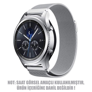 Microsonic Huawei Watch GT2 42mm Milanese Loop Kordon Gümüş