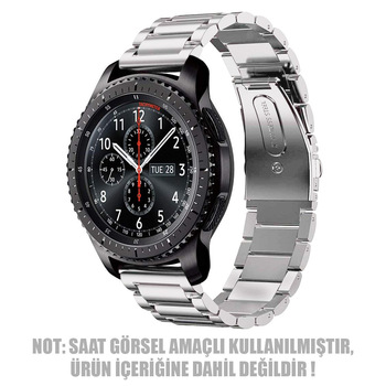 Microsonic Huawei Watch GT2 Pro Metal Stainless Steel Kordon Gümüş