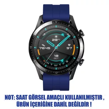 Microsonic Huawei Watch Ultimate Kordon, Silicone RapidBands Lacivert