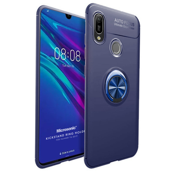 Microsonic Huawei Y6 2019 Kılıf Kickstand Ring Holder Lacivert Microsonic Huawei Y6 2019 Kılıf Kickstand Ring Holder Lacivert