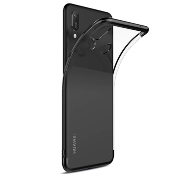 Microsonic Huawei Y6 2019 Kılıf Skyfall Transparent Clear Siyah