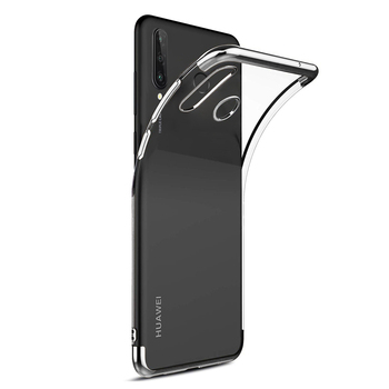 Microsonic Huawei Y6P Kılıf Skyfall Transparent Clear Gümüş