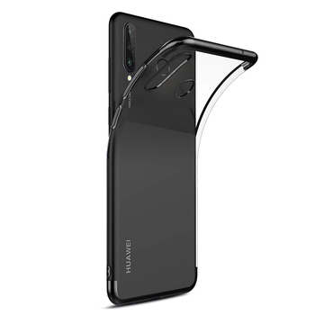 Microsonic Huawei Y6P Kılıf Skyfall Transparent Clear Siyah
