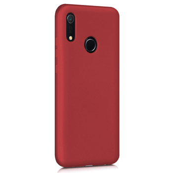 Microsonic Huawei Y6S 2019 Kılıf Matte Silicone Kırmızı