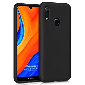 Microsonic Huawei Y6S 2019 Kılıf Matte Silicone Siyah