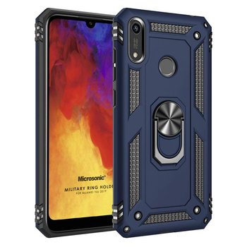 Microsonic Huawei Y6S 2019 Kılıf Military Ring Holder Lacivert Microsonic Huawei Y6S 2019 Kılıf Military Ring Holder Lacivert