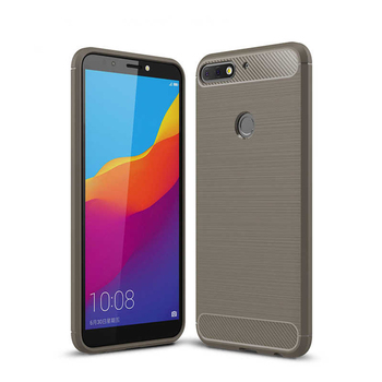Microsonic Huawei Y7 2018 Kılıf Room Silikon Gri Microsonic Huawei Y7 2018 Kılıf Room Silikon Gri