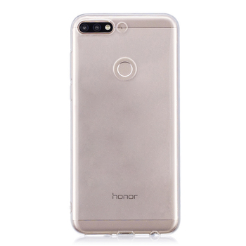 Microsonic Huawei Y7 2018 Kılıf Transparent Soft Beyaz Microsonic Huawei Y7 2018 Kılıf Transparent Soft Beyaz
