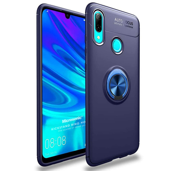 Microsonic Huawei Y7 Prime 2019 Kılıf Kickstand Ring Holder Lacivert Microsonic Huawei Y7 Prime 2019 Kılıf Kickstand Ring Holder Lacivert
