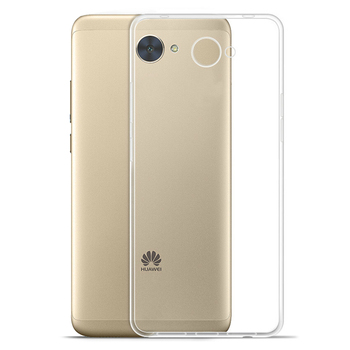 Microsonic Huawei Y7 Kılıf Transparent Soft Beyaz Microsonic Huawei Y7 Kılıf Transparent Soft Beyaz