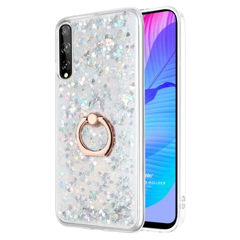 Microsonic Huawei Y8P Kılıf Glitter Liquid Holder Gümüş Microsonic Huawei Y8P Kılıf Glitter Liquid Holder Gümüş