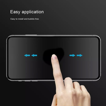 Microsonic Huawei Y9 Prime 2019 Invisible Privacy Kavisli Ekran Koruyucu Siyah