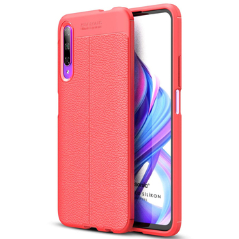 Microsonic Huawei Y9S Kılıf Deri Dokulu Silikon Kırmızı Microsonic Huawei Y9S Kılıf Deri Dokulu Silikon Kırmızı
