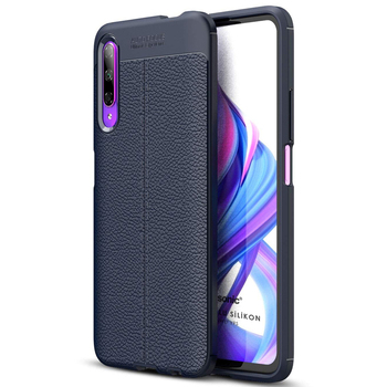 Microsonic Huawei Y9S Kılıf Deri Dokulu Silikon Lacivert Microsonic Huawei Y9S Kılıf Deri Dokulu Silikon Lacivert