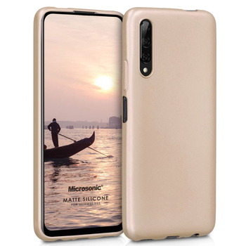 Microsonic Huawei Y9S Kılıf Matte Silicone Gold Microsonic Huawei Y9S Kılıf Matte Silicone Gold
