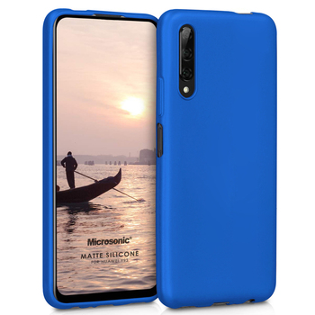 Microsonic Huawei Y9S Kılıf Matte Silicone Mavi Microsonic Huawei Y9S Kılıf Matte Silicone Mavi