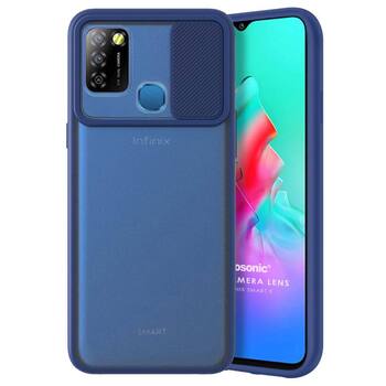 Microsonic Infinix Smart 5 Kılıf Slide Camera Lens Protection Lacivert Microsonic Infinix Smart 5 Kılıf Slide Camera Lens Protection Lacivert