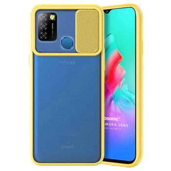 Microsonic Infinix Smart 5 Kılıf Slide Camera Lens Protection Sarı Microsonic Infinix Smart 5 Kılıf Slide Camera Lens Protection Sarı