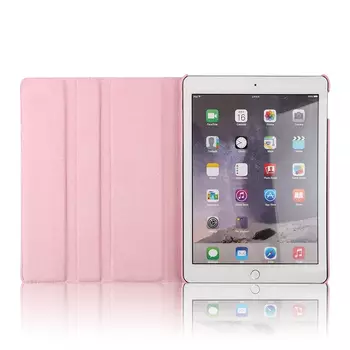 Microsonic iPad Pro 10.5 Kılıf 360 Dönerli Stand Deri Pembe