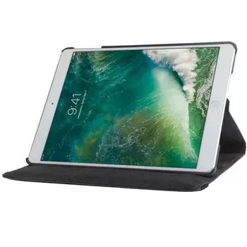 Microsonic iPad Pro 9.7 2017 Kılıf 360 Dönerli Stand Deri Siyah
