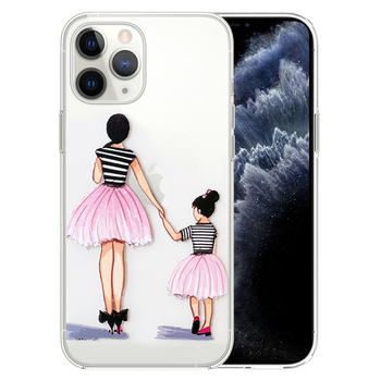 Microsonic Apple iPhone 11 Pro Max Desenli Kılıf Anne ve Kız