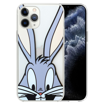 Microsonic Apple iPhone 11 Pro Max Desenli Kılıf Mutlu Tavşan