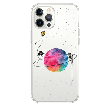 Microsonic iPhone 12 Pro Max Desenli Kılıf Gezegen