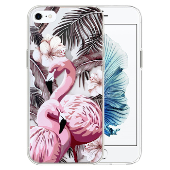 Microsonic iPhone 6 Desenli Kılıf Flamingo