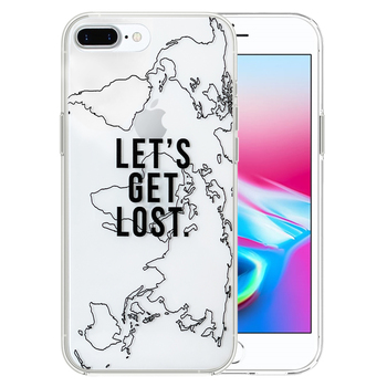Microsonic iPhone 8 Plus Desenli Kılıf Harita Microsonic iPhone 8 Plus Desenli Kılıf Harita