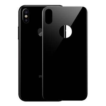 Microsonic iPhone X Arka Koruyucu Kavisli Kırılmaz Film Siyah