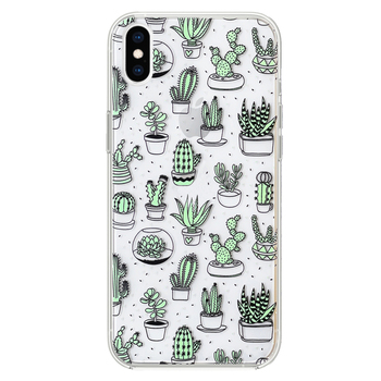 Microsonic iPhone X Desenli Kılıf Kaktüs