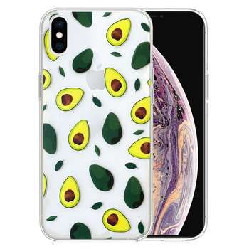 Microsonic iPhone XS Desenli Kılıf Avakado