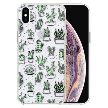 Microsonic iPhone XS Max Desenli Kılıf Kaktüs Microsonic iPhone XS Max Desenli Kılıf Kaktüs