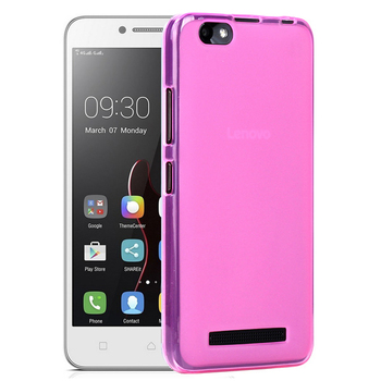 Microsonic Lenovo Vibe C Kılıf Transparent Soft Pembe