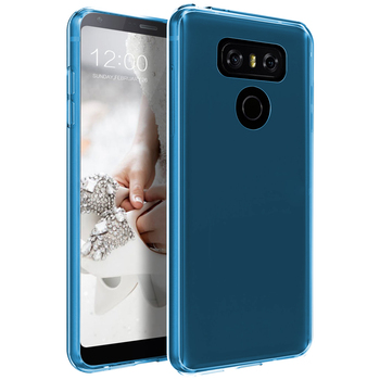 Microsonic LG G6 Kılıf Transparent Soft Mavi Microsonic LG G6 Kılıf Transparent Soft Mavi