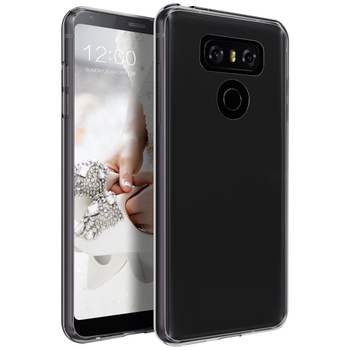 Microsonic LG G6 Kılıf Transparent Soft Siyah
