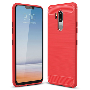 Microsonic LG G7 Kılıf Room Silikon Kırmızı Microsonic LG G7 Kılıf Room Silikon Kırmızı