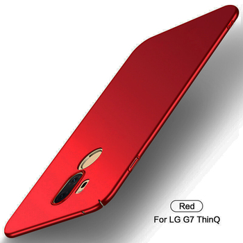Microsonic LG G7 ThinQ Kılıf Premium Slim Kırmızı