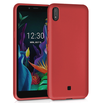 Microsonic LG K20 2019 Kılıf Matte Silicone Kırmızı Microsonic LG K20 2019 Kılıf Matte Silicone Kırmızı