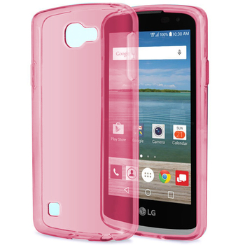 Microsonic LG K4 Kılıf Transparent Soft Pembe