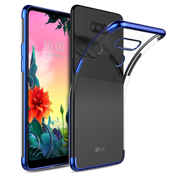 Microsonic LG K50S Kılıf Skyfall Transparent Clear Mavi Microsonic LG K50S Kılıf Skyfall Transparent Clear Mavi