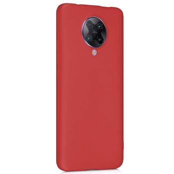 Microsonic Xiaomi Poco F2 Pro Kılıf Matte Silicone Kırmızı