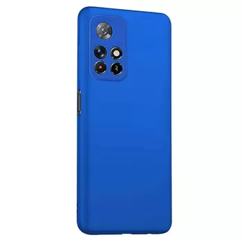 Microsonic Matte Silicone Xiaomi Redmi Note 11 Kılıf Mavi
