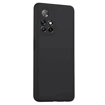 Microsonic Matte Silicone Xiaomi Redmi Note 11 Kılıf Siyah