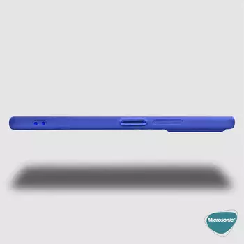 Microsonic Matte Silicone Xiaomi Redmi Note 12 Pro 4G Kılıf Lacivert