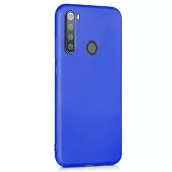 Microsonic Matte Silicone Xiaomi Redmi Note 8T Kılıf Mavi